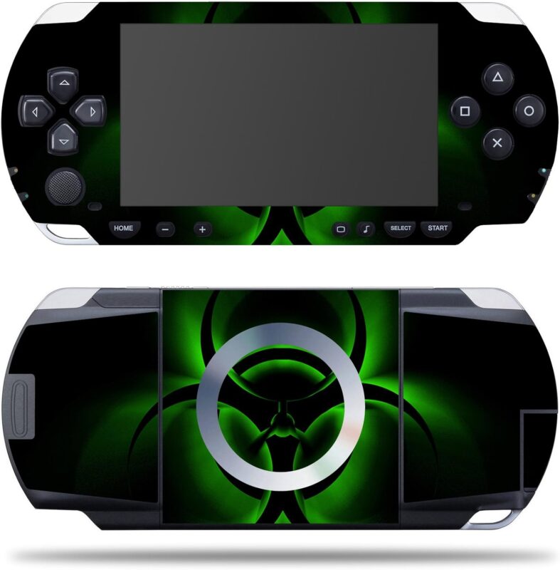 MightySkins Skin Compatible with Sony PSP – Bio Glare | Protective, Durable, and Unique Vinyl Decal wrap Cover | Easy to Apply, Remove, and Change Styles | Made in The USA